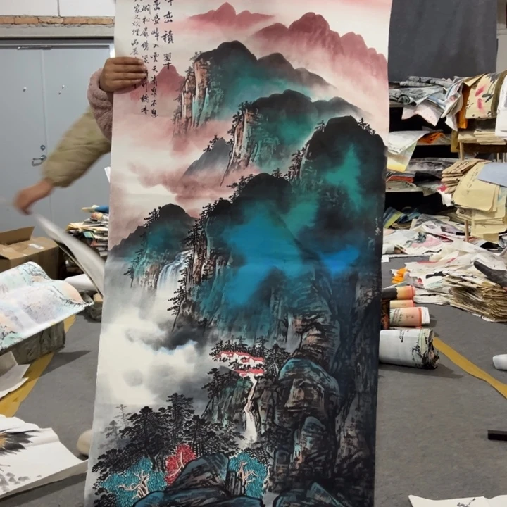 这个是手绘画的图啊我要看一下