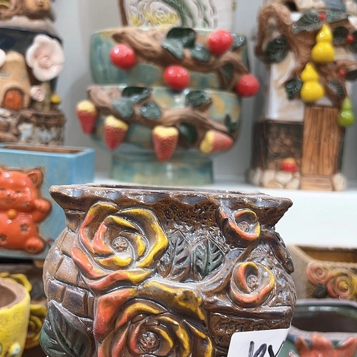 红陶粗陶花盆粗陶花盆