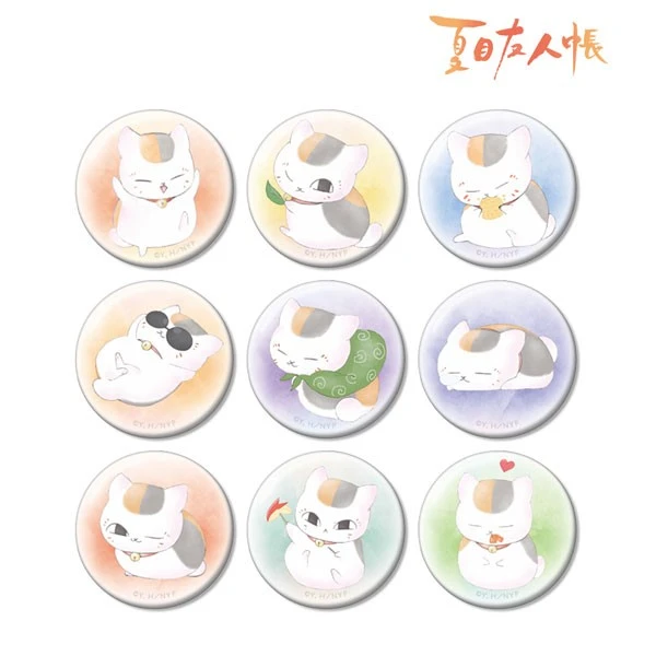 【日谷】夏目友人帐 猫咪老师Ani-Art徽章盲袋 全9种  一发