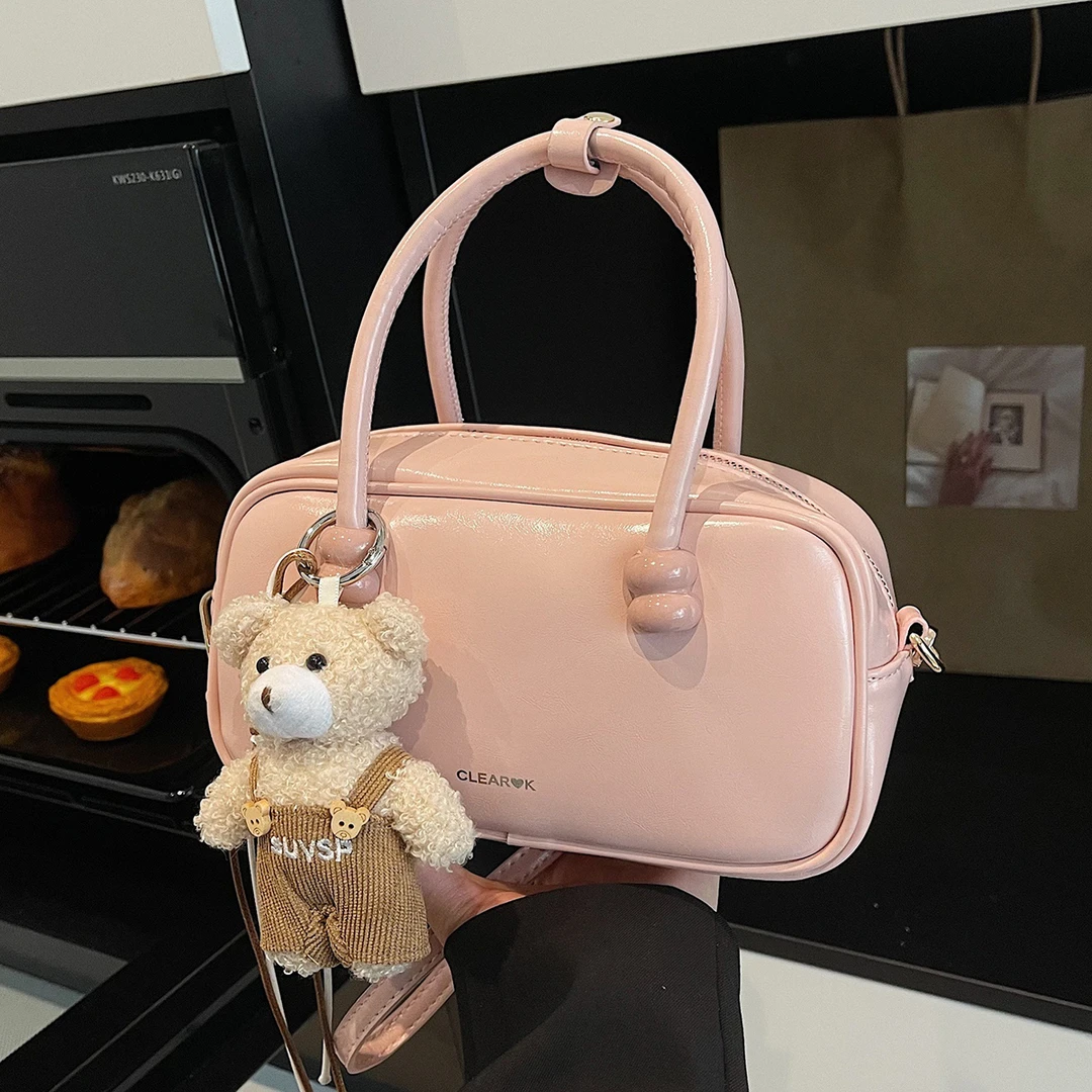 2025新款女士手提包高级感时尚百搭单肩斜挎包简约通勤波士顿包包