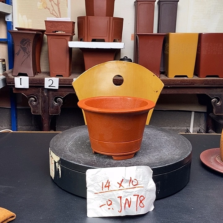 紫砂花盆货号一只JN78