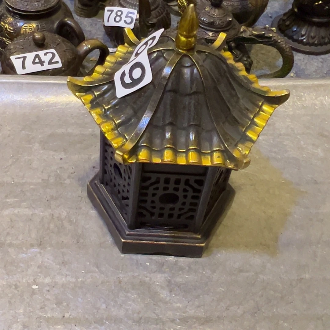 黄铜摆件，文房摆件