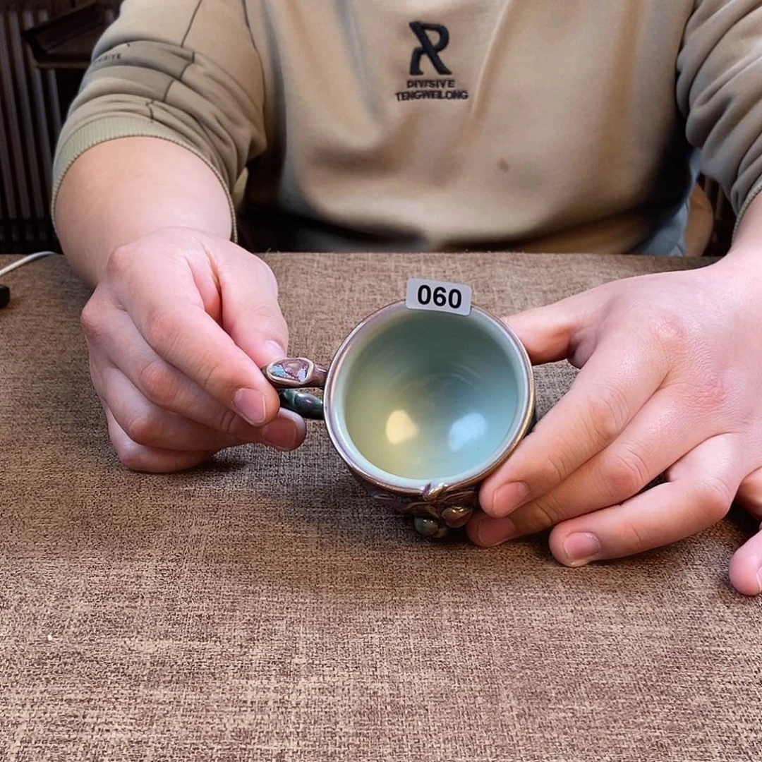 瓷片钧瓷主人杯杯