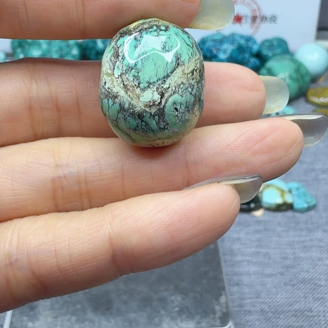 未镶嵌绿松石糖豆
