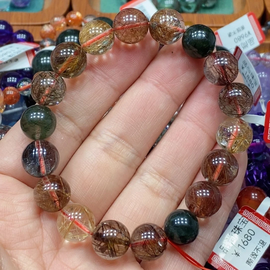 水晶手串未镶嵌天然