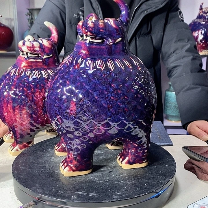 瓷片中国神垕精品钧瓷