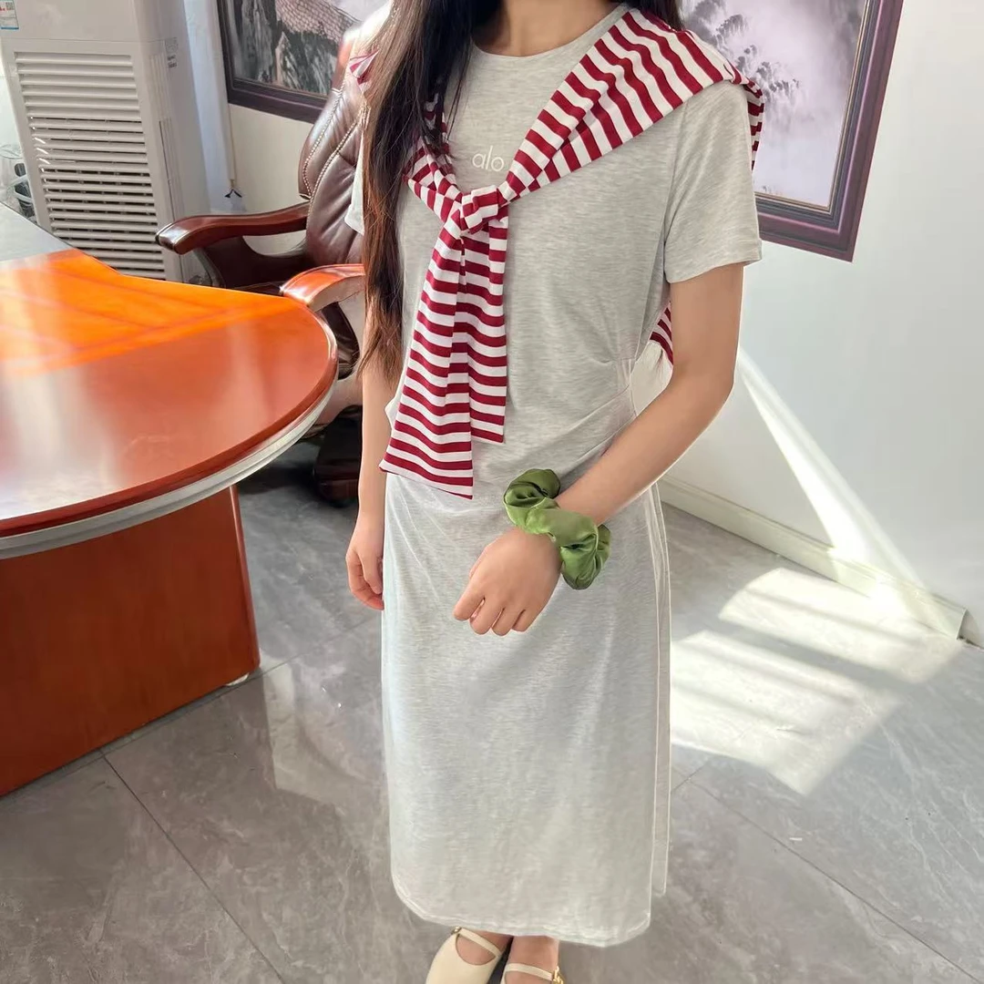 夏季新款雪花棉连衣裙长短款休闲时尚百搭连衣裙 003