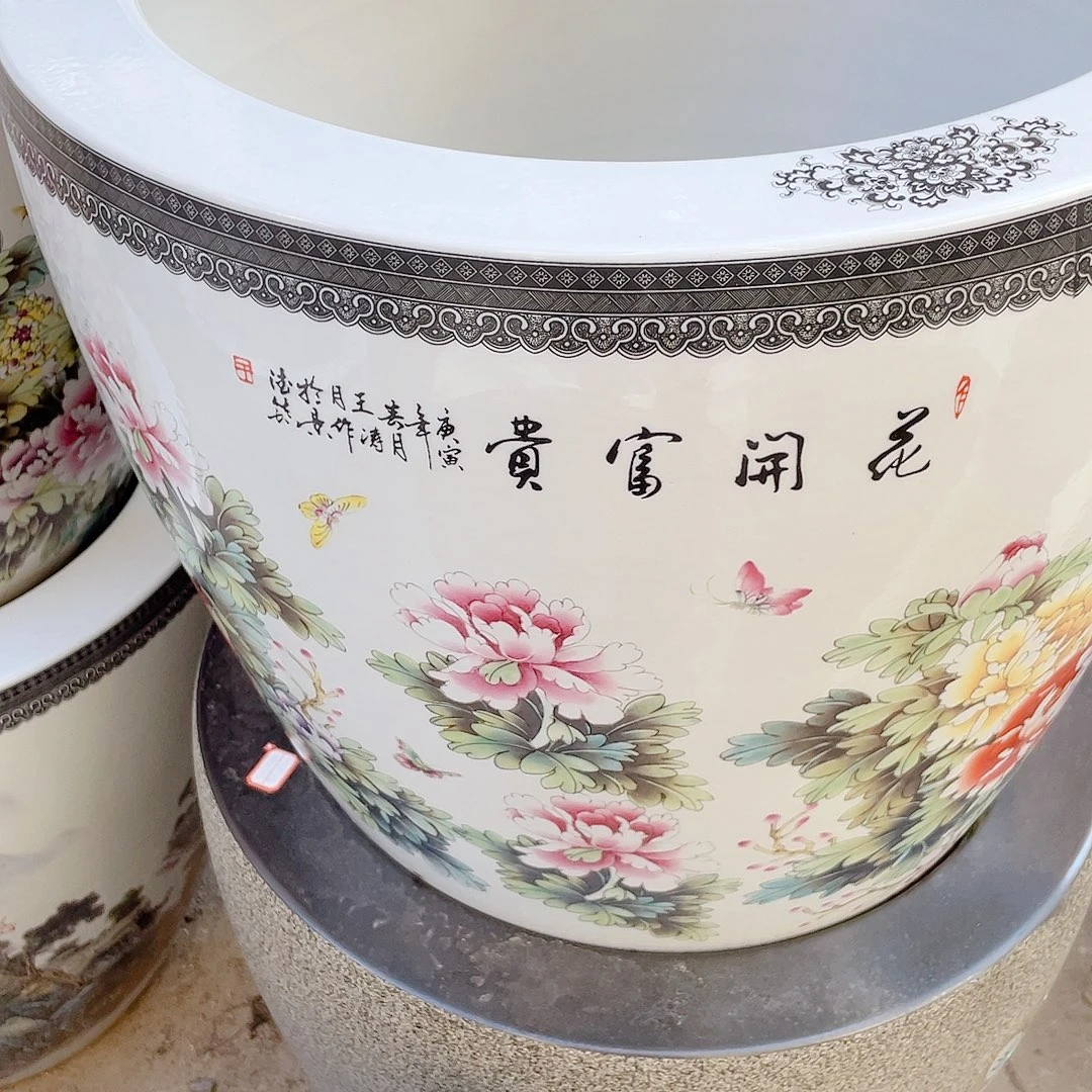 景德镇陶瓷鱼缸景德镇陶瓷鱼缸