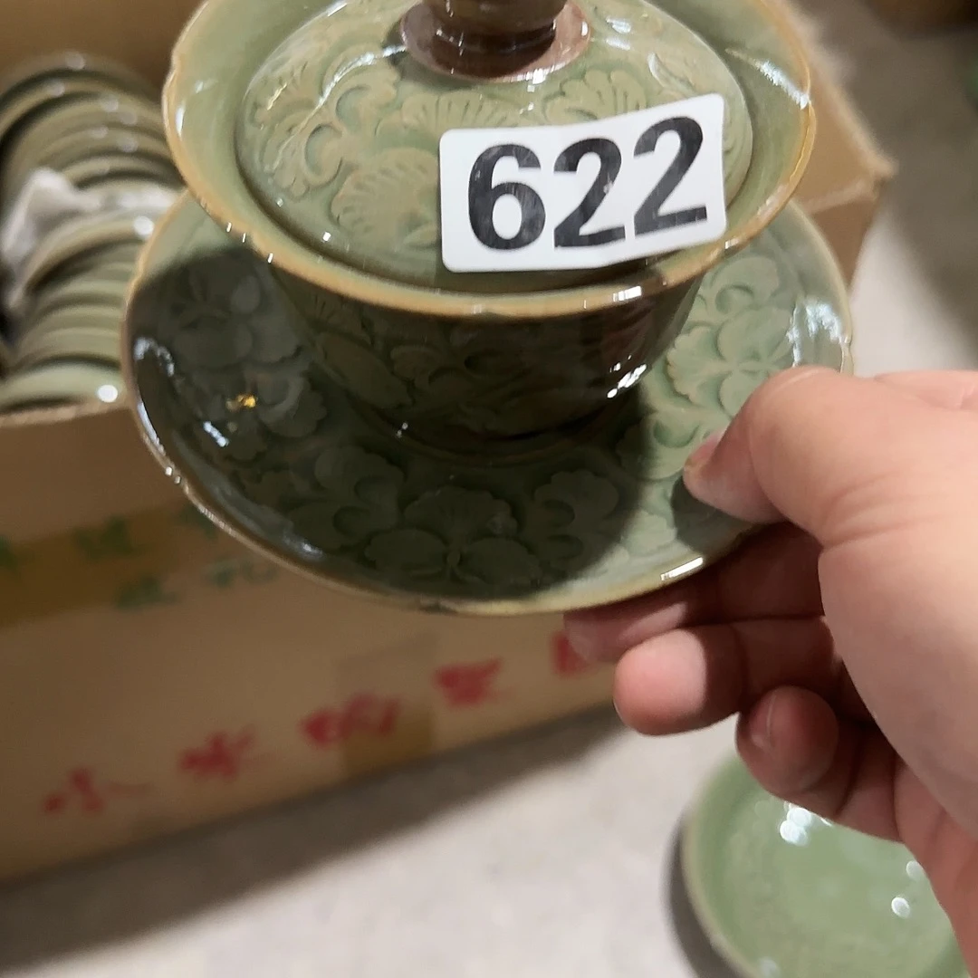 耀州窑手工盖碗微瑕福利