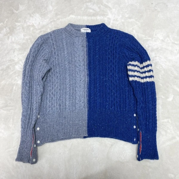 妃鱼/汤姆·布朗/羊毛/针织衫/95新/z零一一九