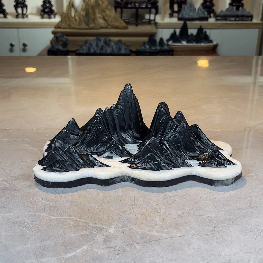 ）***灵璧石手工雕刻奇石摆件