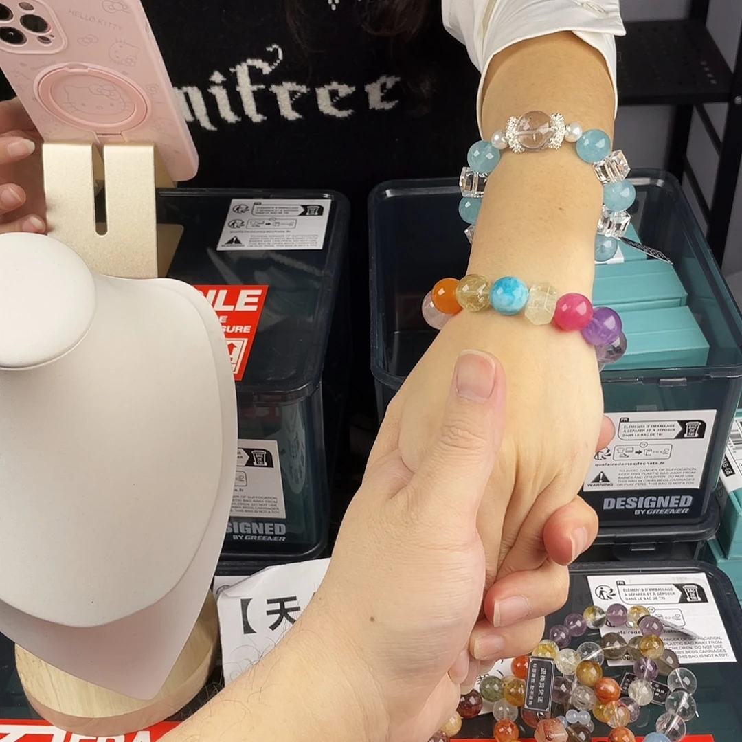 手链银S925镶嵌水晶