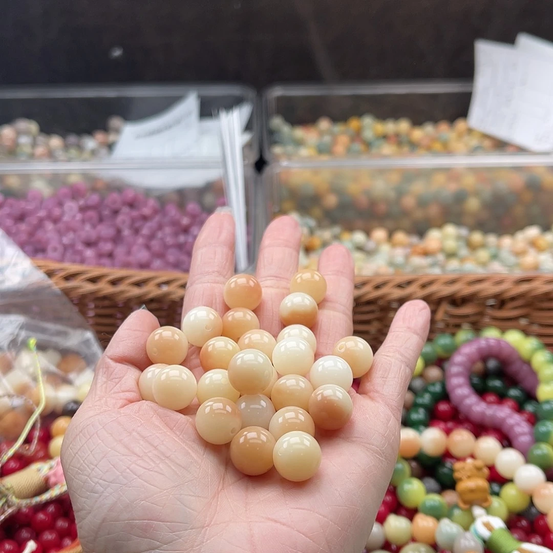 白玉菩提吊坠A/12mm/50+60颗