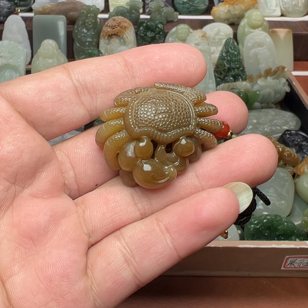 和田玉未镶嵌挂件