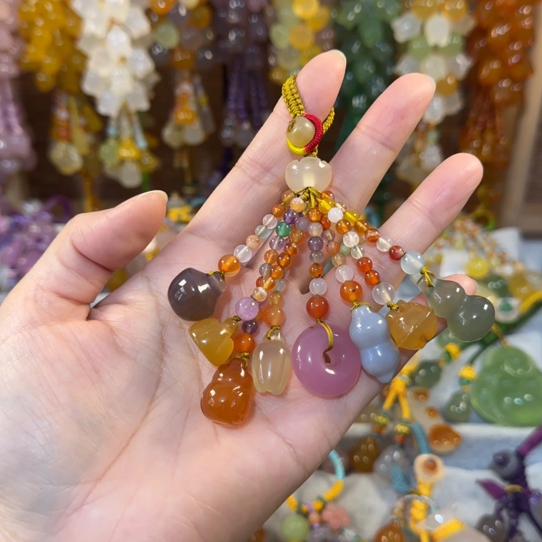 落***柔玛瑙/玉髓未镶嵌福利款挂件通货料子不挑新疆西藏不包邮