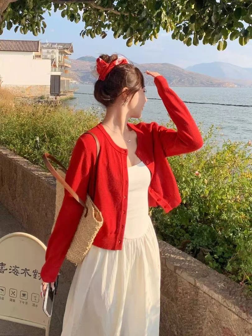 新款三排格子polo领针织长袖（建议干洗）HUIhuang0105