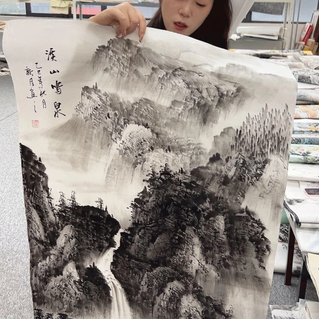 国画国画作品纯手工