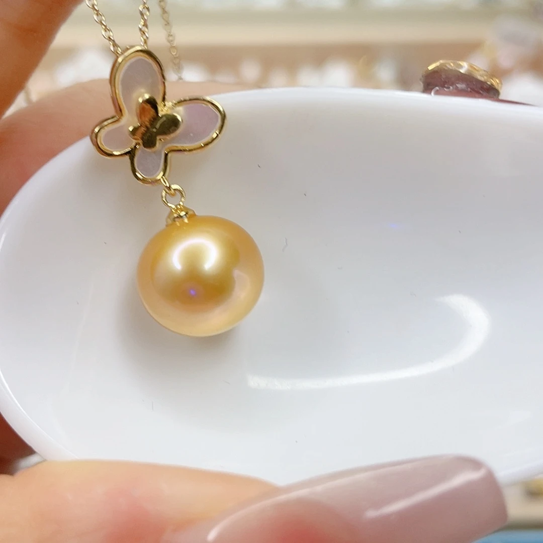 淡水珍珠未镶嵌吊坠(赠链)