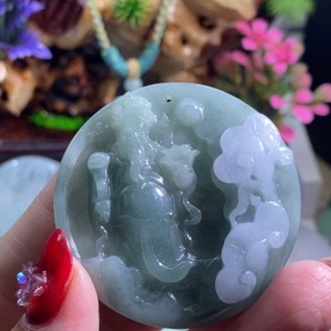 【闪购商品】颈饰未镶嵌翡翠财神