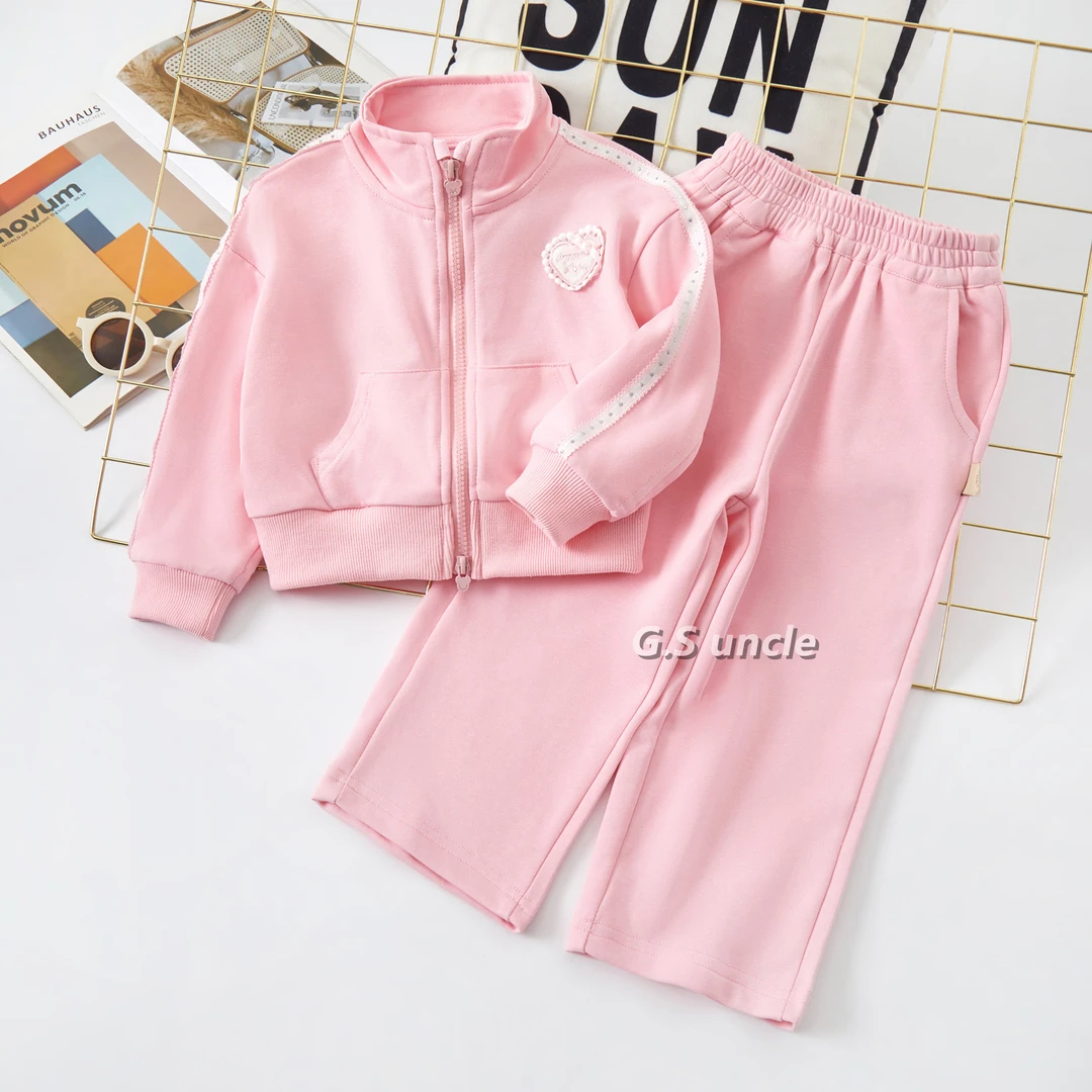 【糖果多巴胺】H25006女宝春款韩版洋气套装可爱百搭