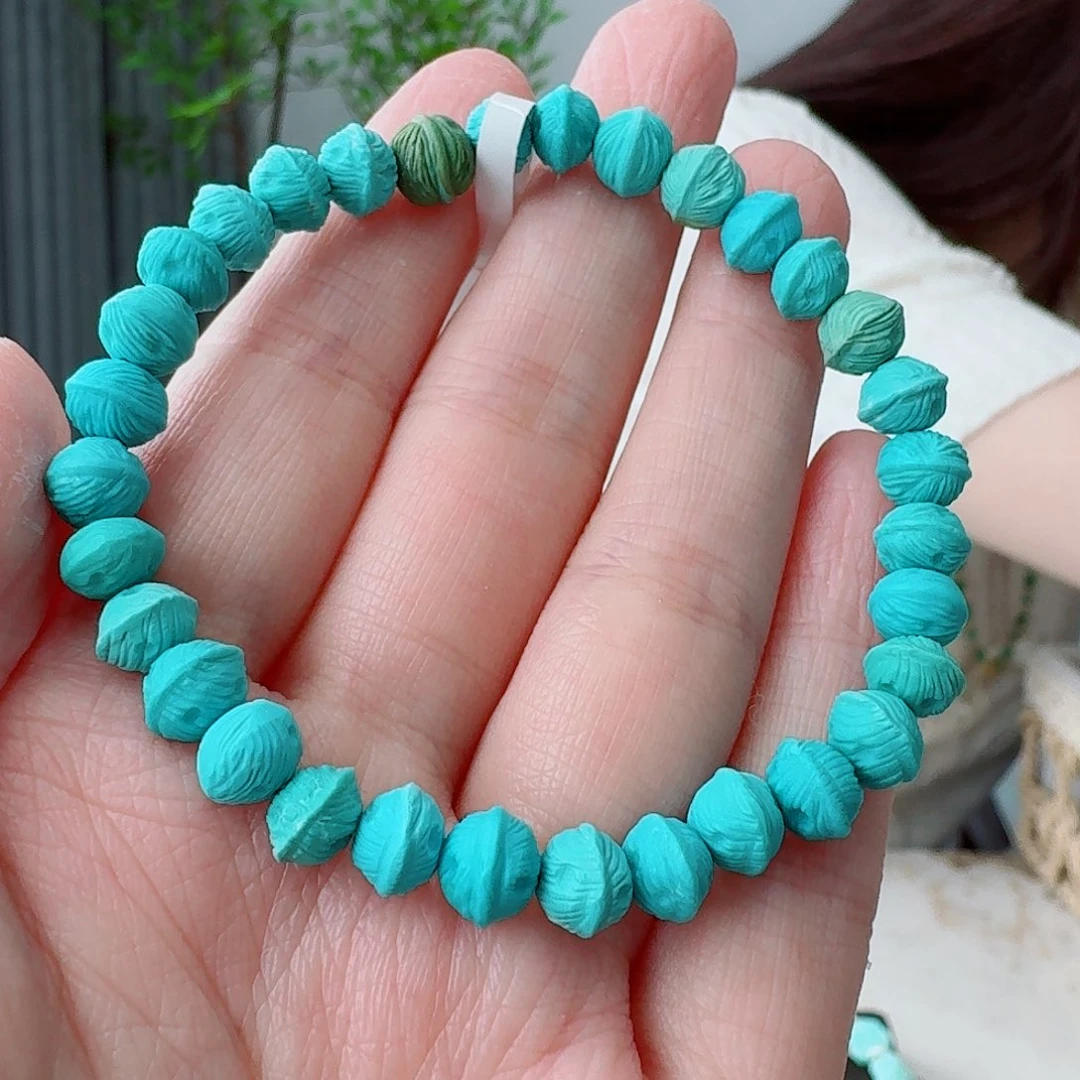 未镶嵌绿松石珠宝奇石