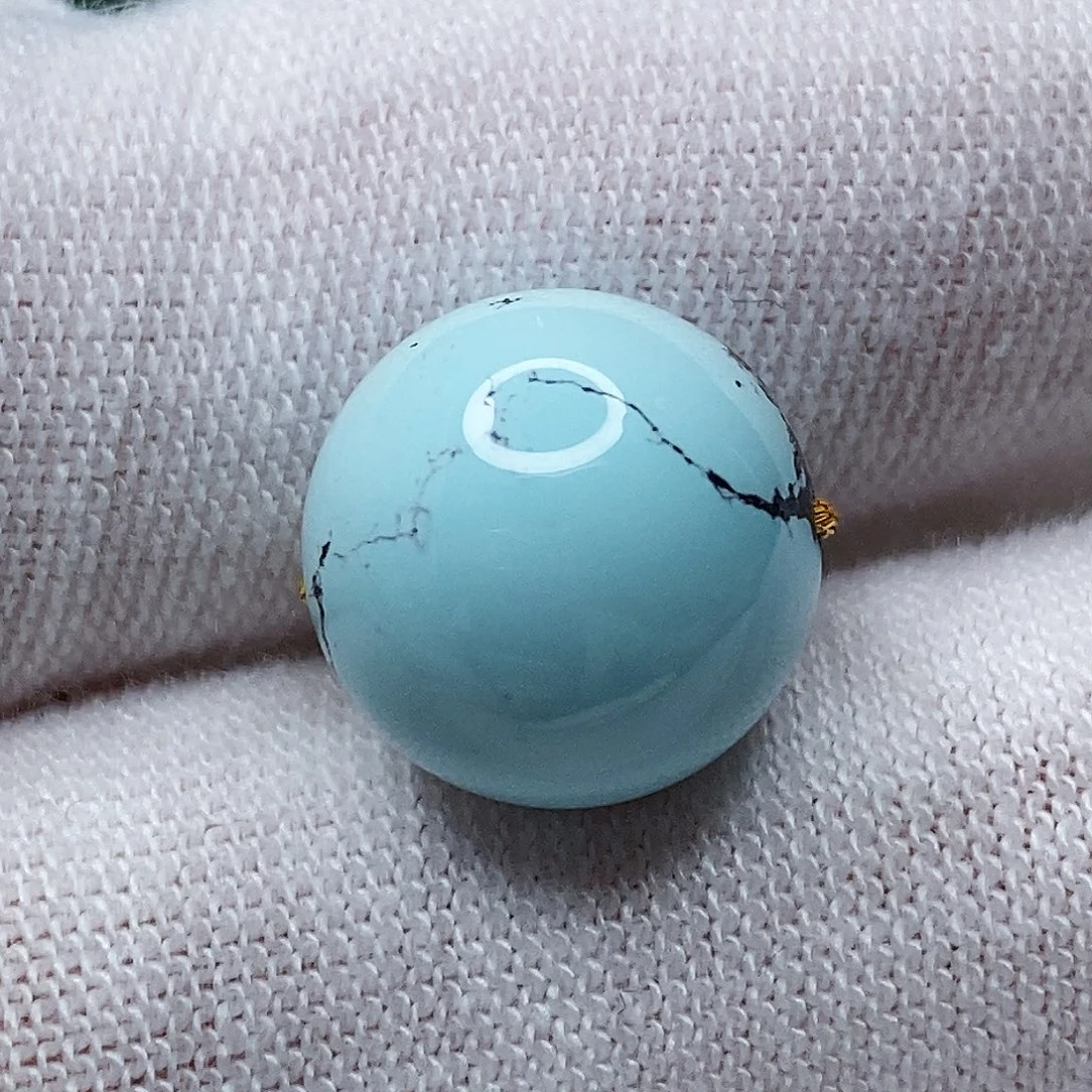 绿松石未镶嵌天然原矿 带武汉地大证书