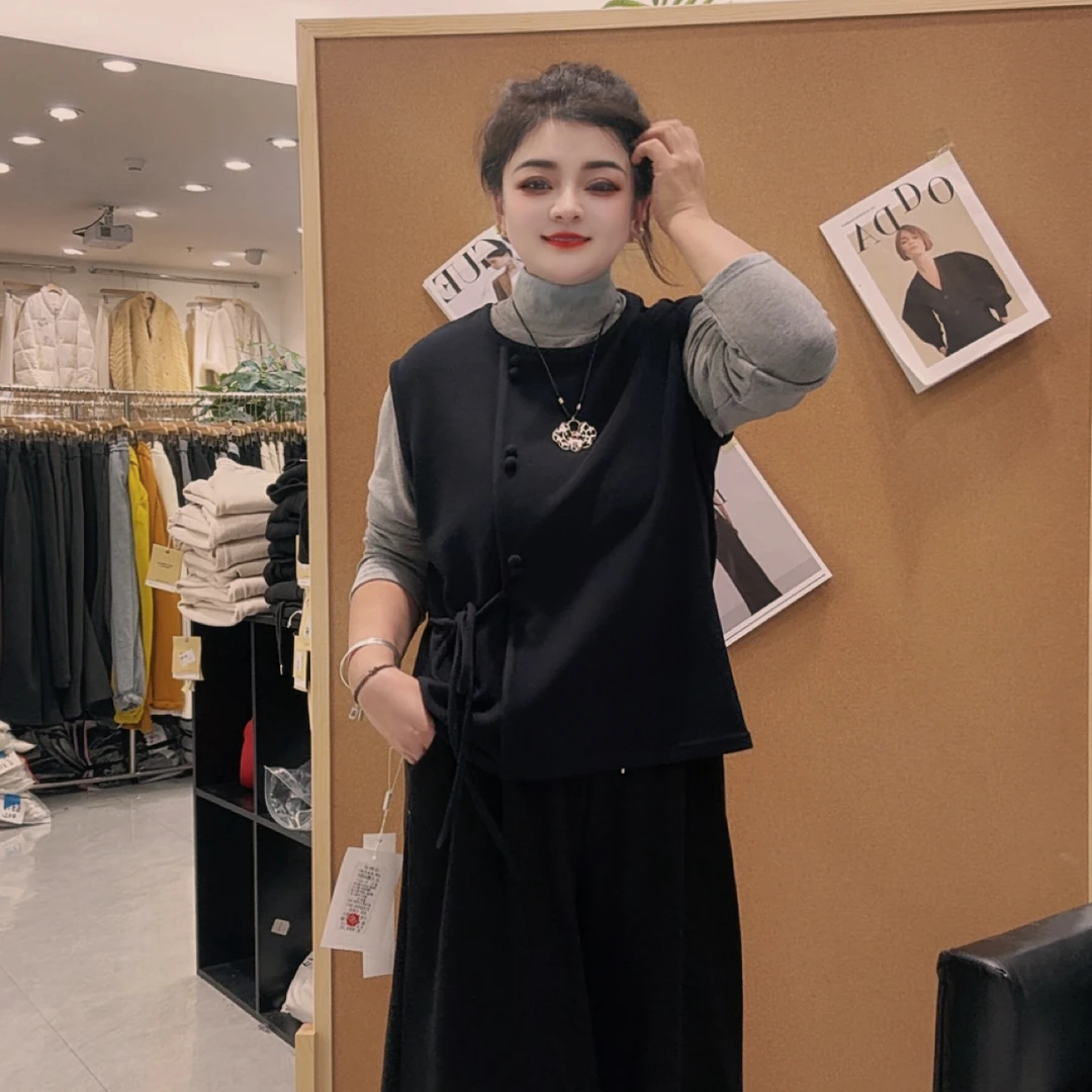 【泡泡糖家】定制款大码假两件小衫258027