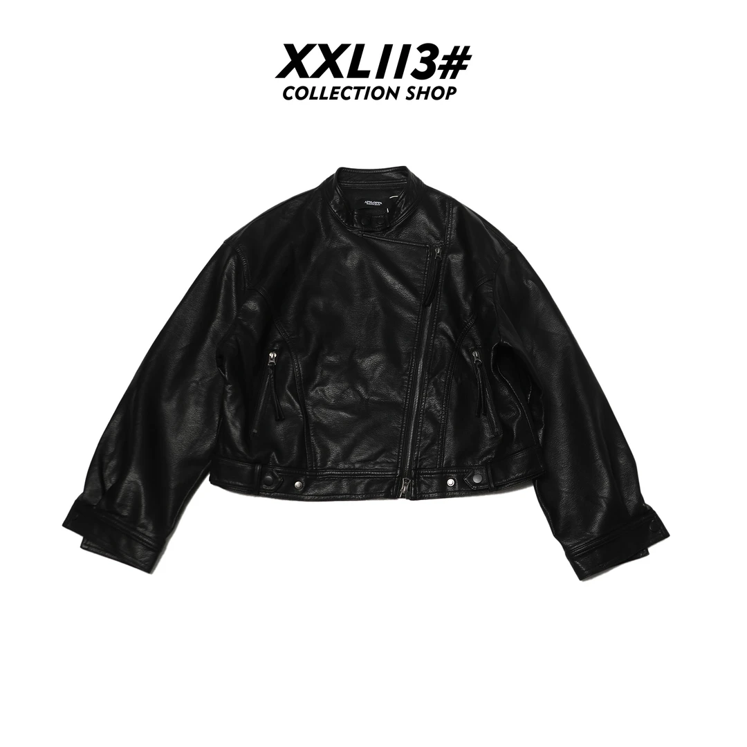 113* CENTRALIZED SHOP宽松型常规常规款纽扣冬季皮衣X5F18I6862
