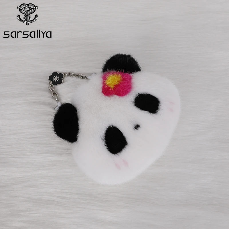 【饰你自制】小可爱零钱包貂毛口红包轻奢毛绒女包斜跨包手提包包