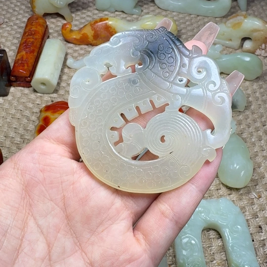 白玉菩提吊坠挂件