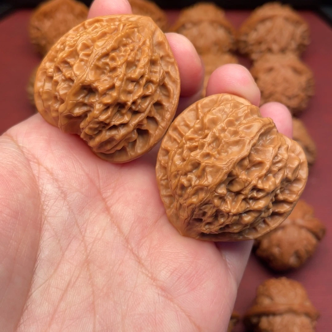 把件文玩核桃全品无修桃心桩39.8金牛