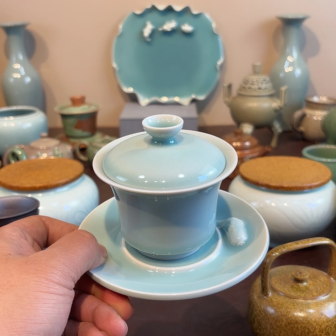 瓷片龙泉青瓷福利青瓷