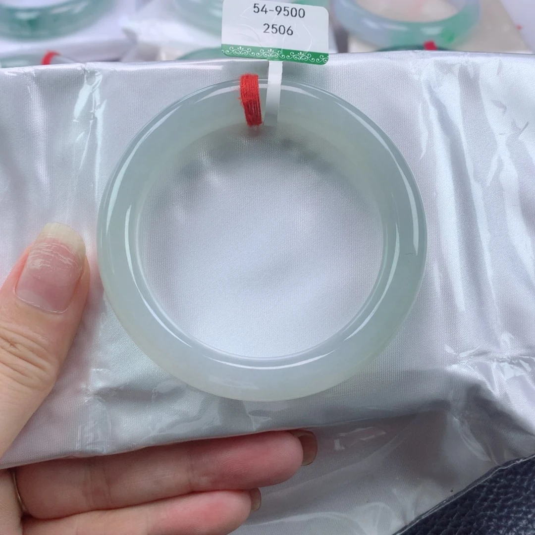 未镶嵌手镯翡翠缅甸天然翡翠54圈