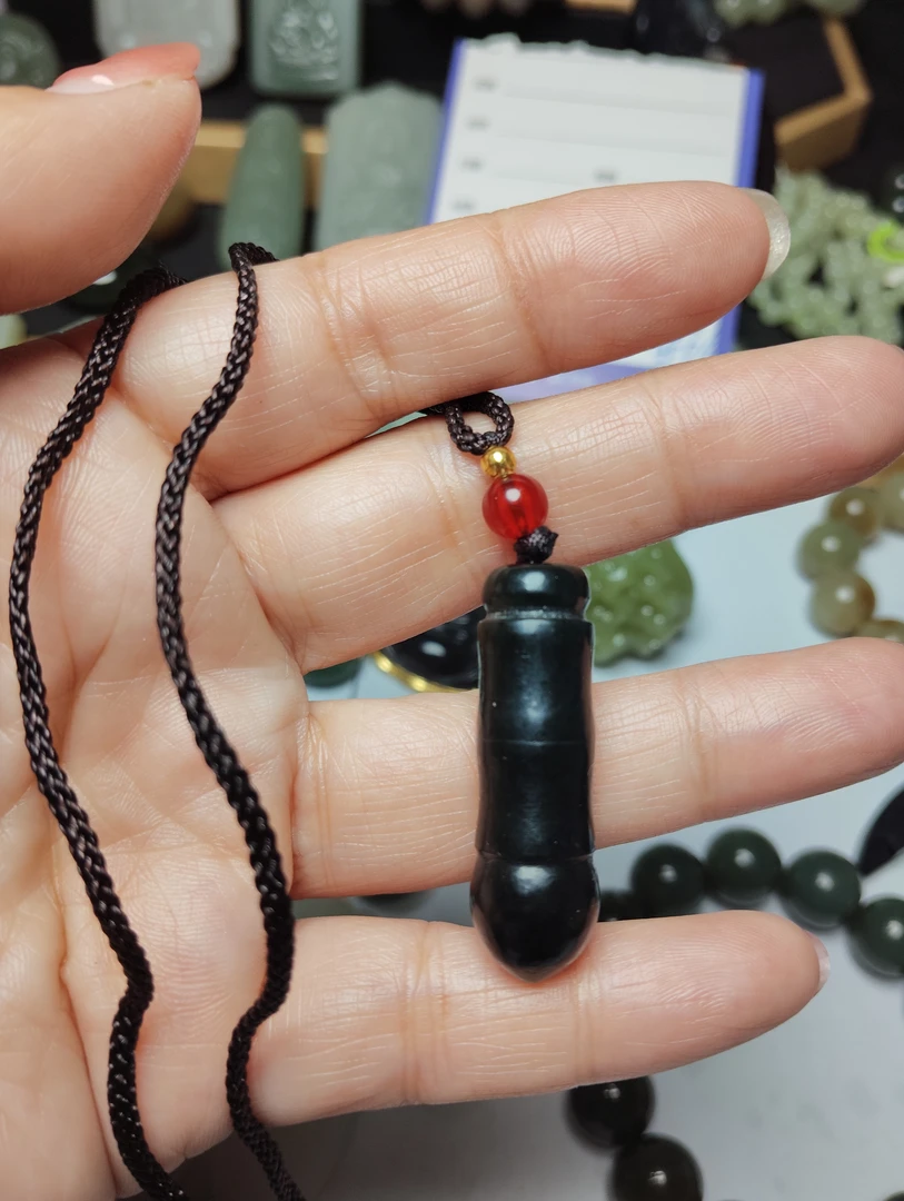 和田玉毛笔金榜男士女士题名挂件