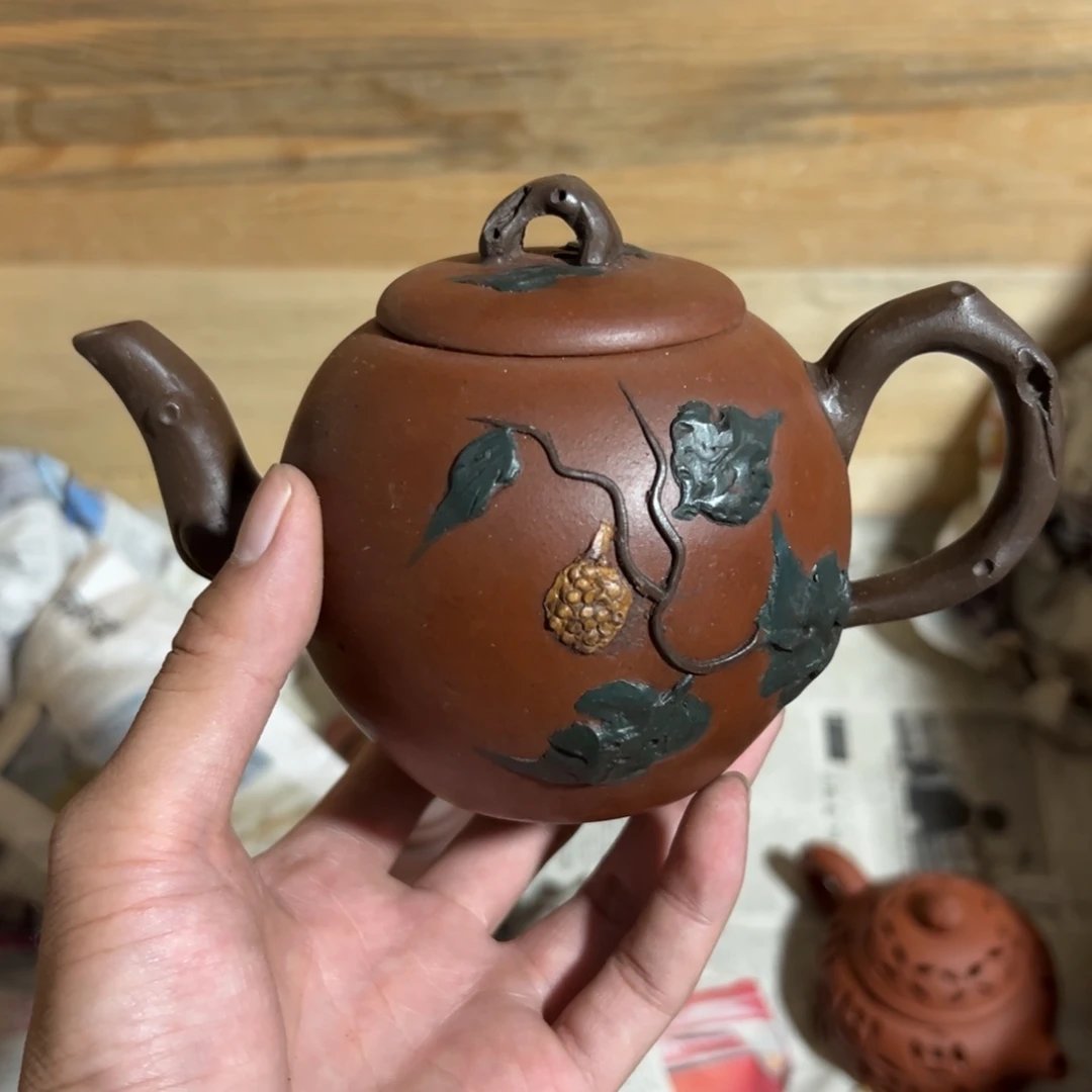 茶壶紫砂老厂紫砂壶一件！