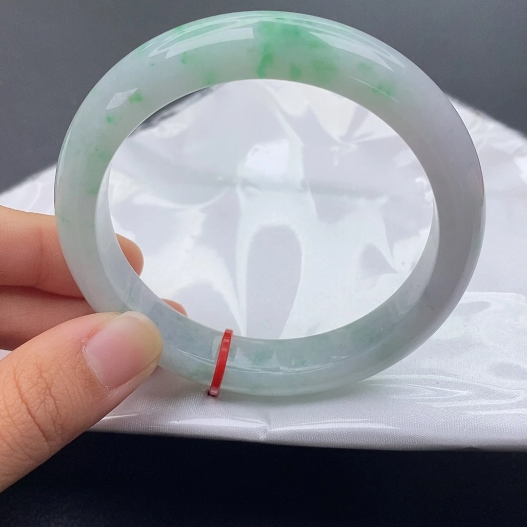 翡翠未镶嵌手镯60正圈