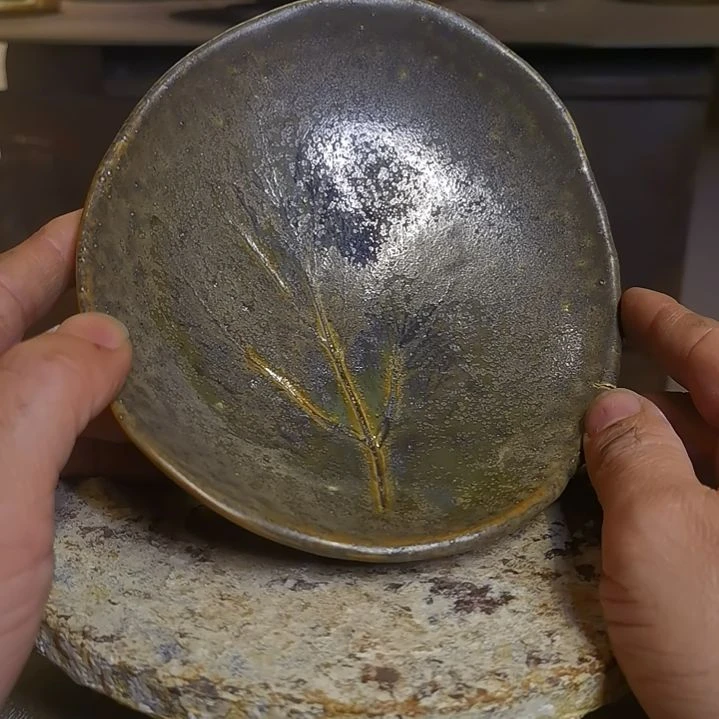 盘手工高温原矿窑变