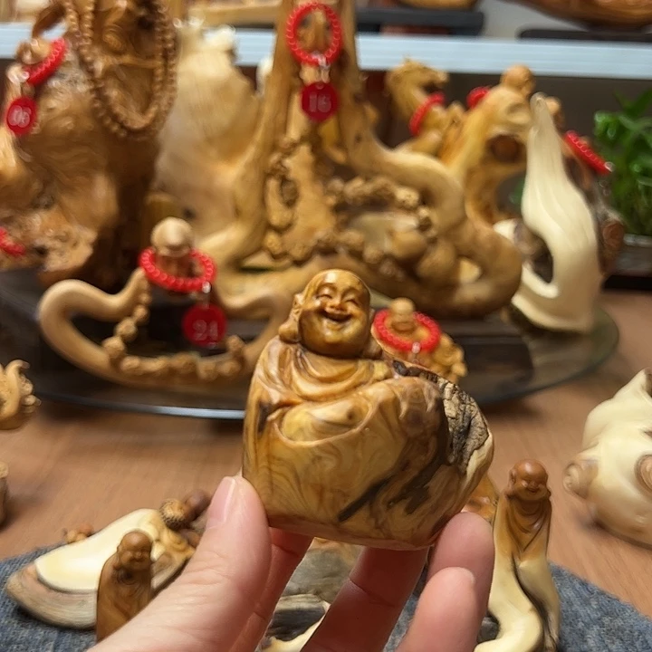 柏木把件崖柏摆件