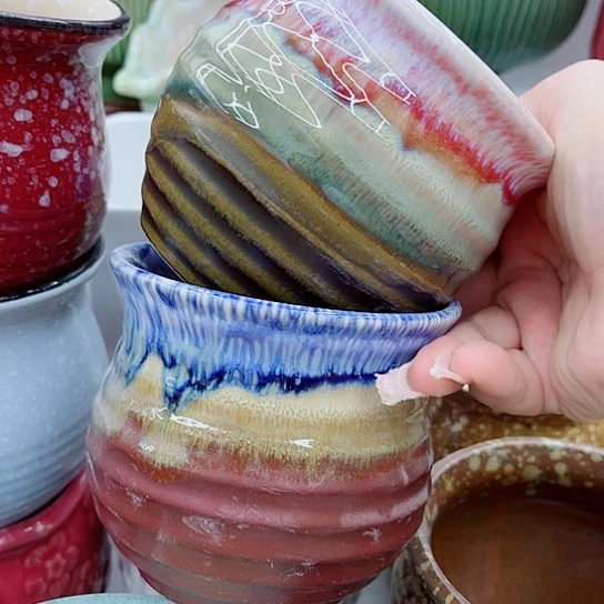 多肉绿植陶瓷花盆9.9包邮，有空