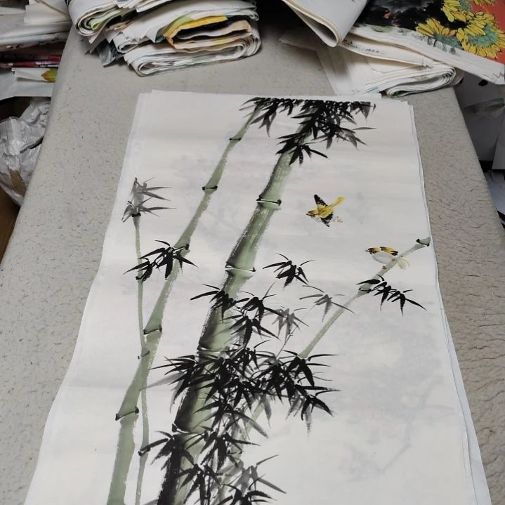 强***芳国画国画花鸟花鸟国画