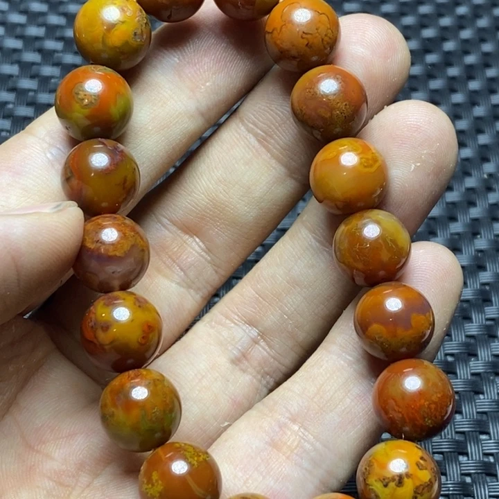 玛瑙/玉髓颈饰未镶嵌沉*淀