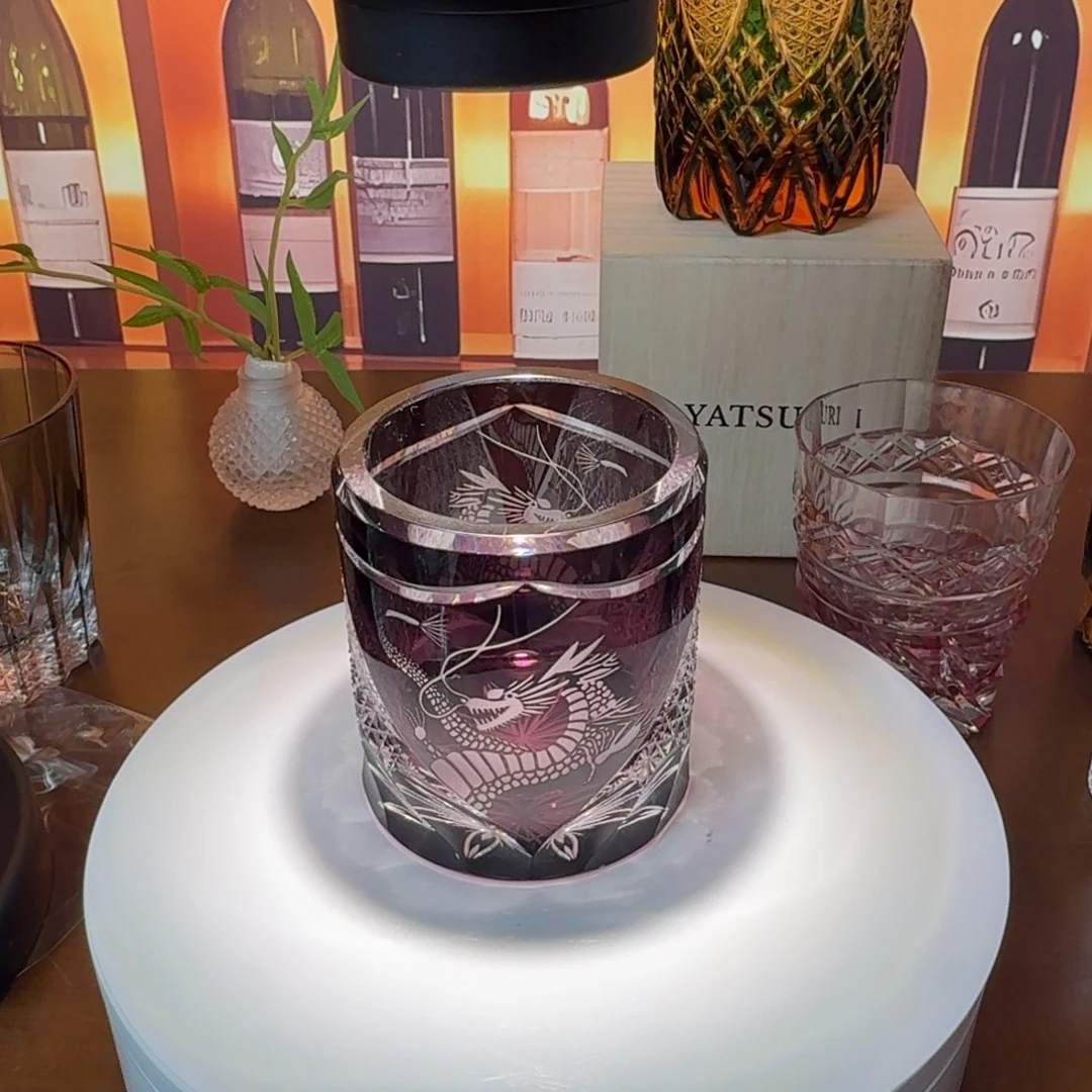 水晶玻璃吸管款水晶杯