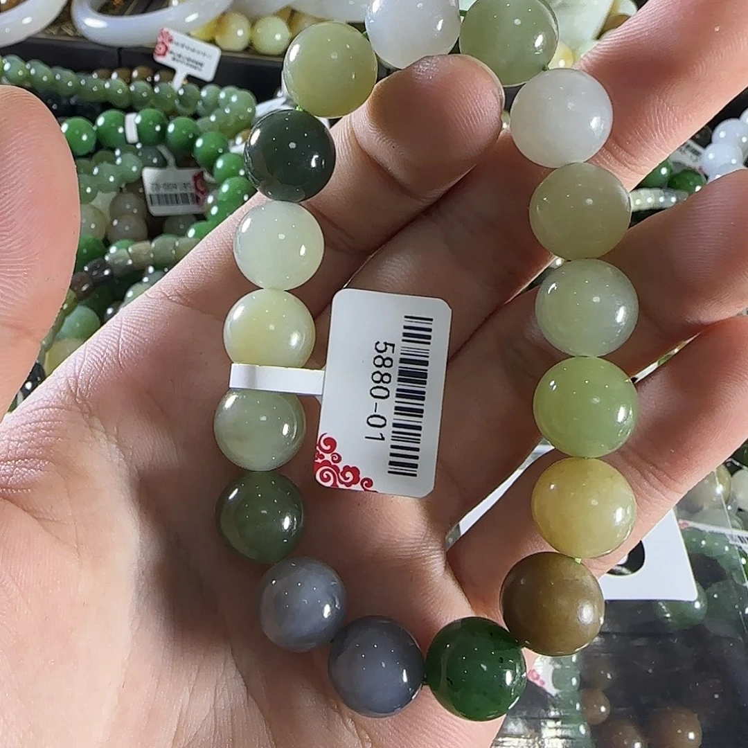 和田玉手链未镶嵌36