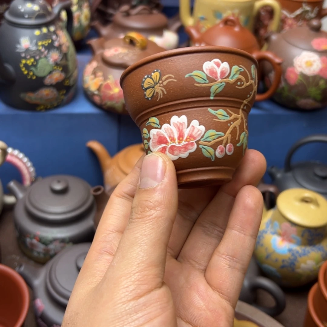 紫砂茶杯紫砂主人杯80cc