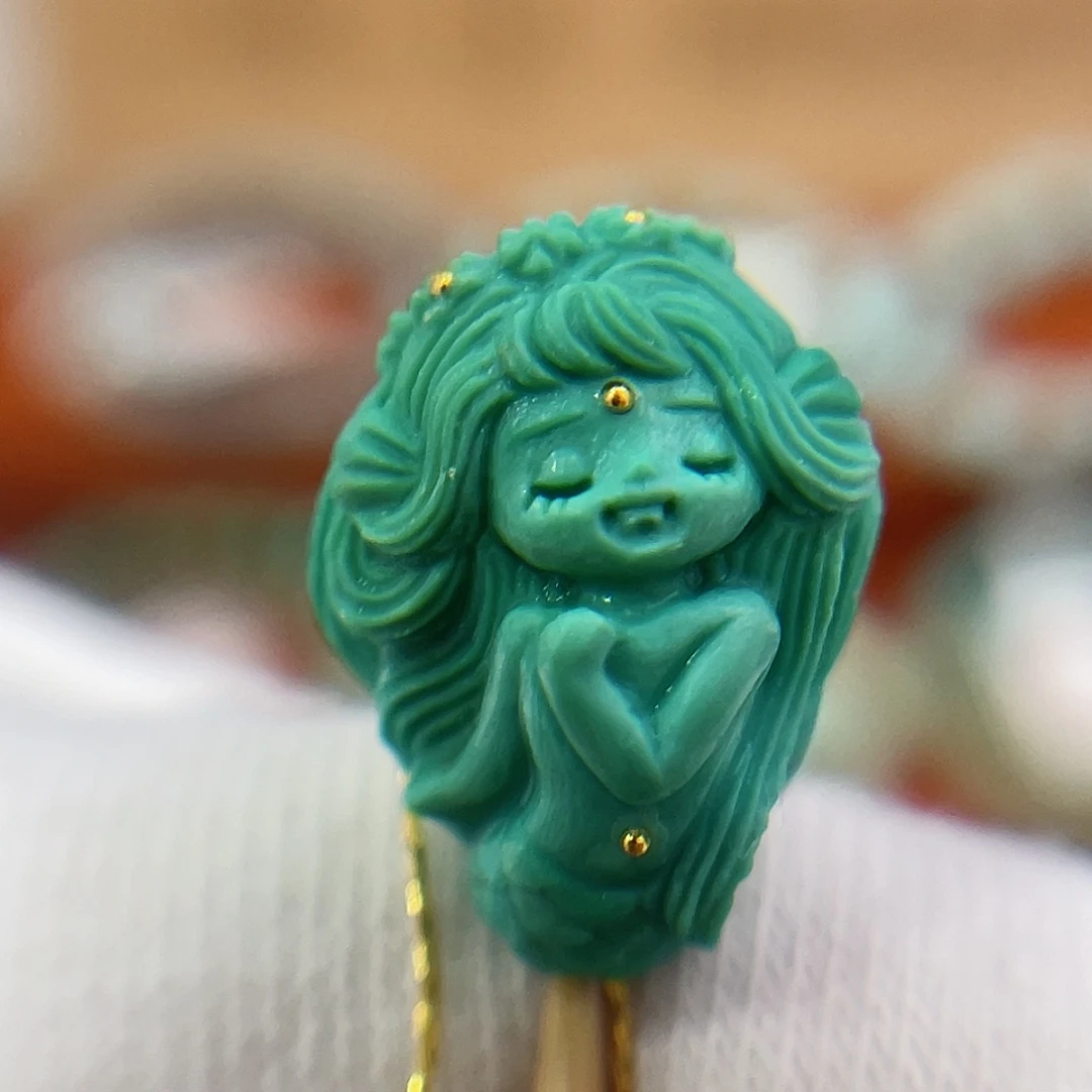 未镶嵌绿松石珠宝奇石