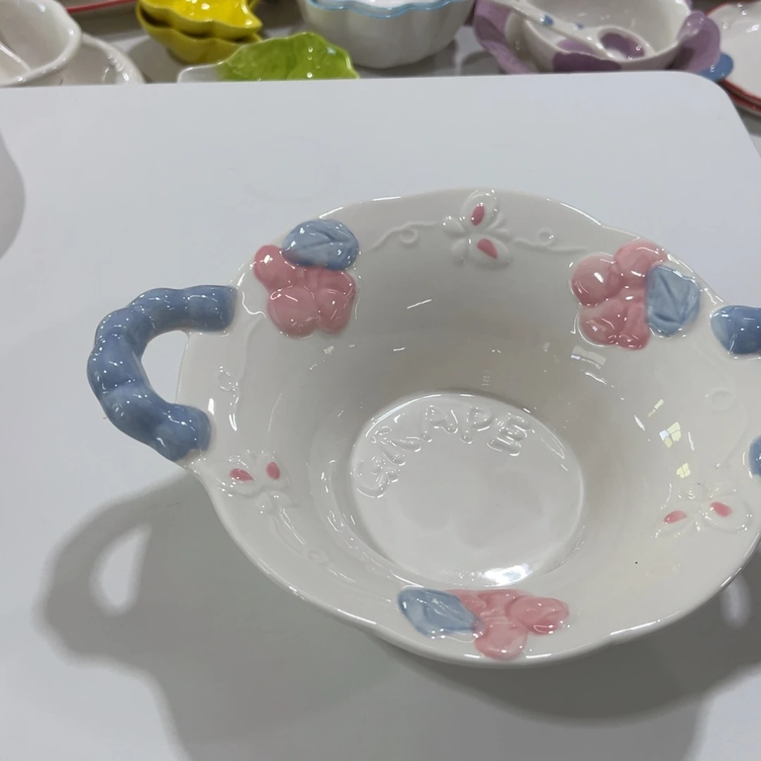 摆件高温陶瓷釉下彩正品！