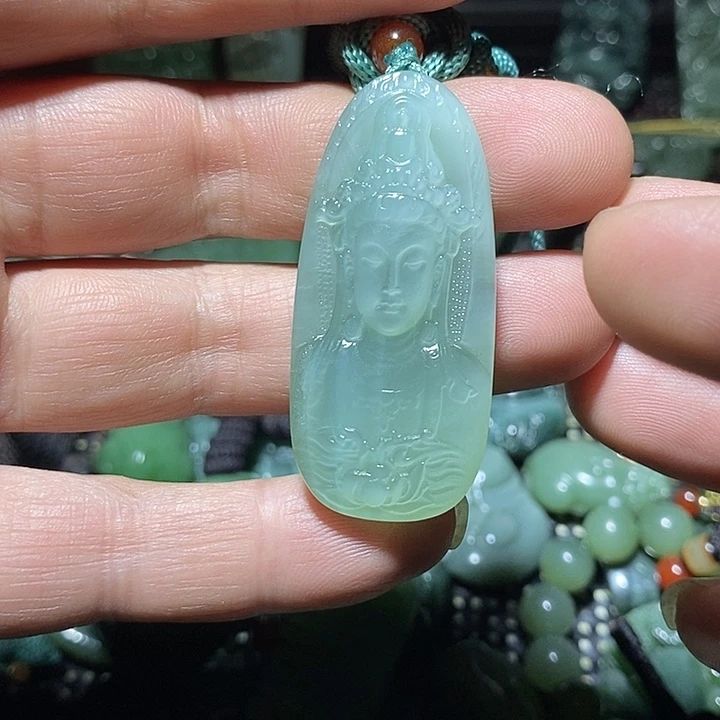 和田玉（糖玉）未镶嵌吊坠(不含链)