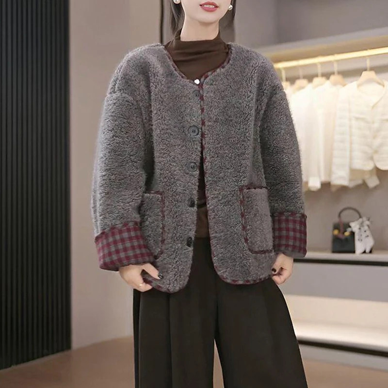 小个子气质短外套女2025冬季新款时尚上衣高级感韩版简约时尚潮流