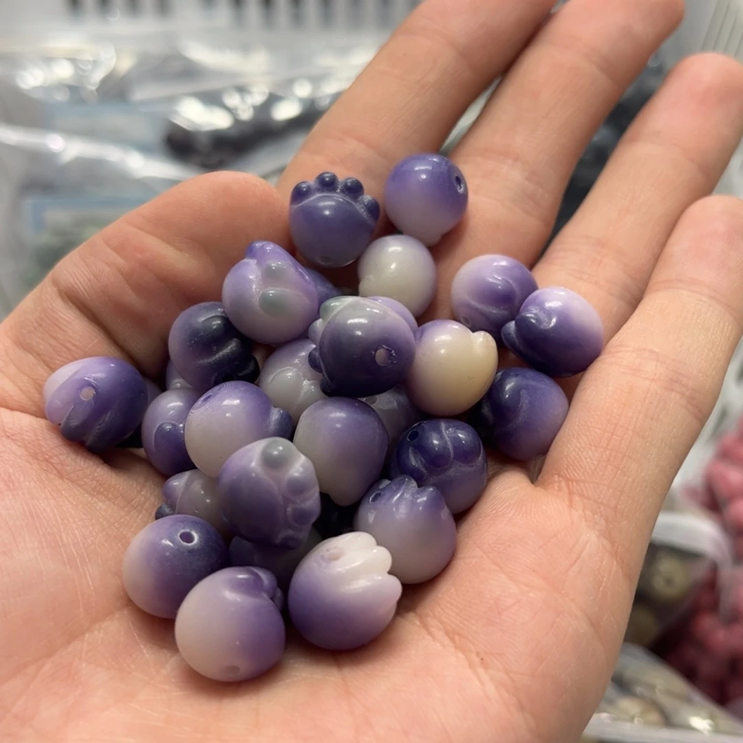 【闪购商品】白玉菩提吊坠z12/40+10颗猫爪微瑕