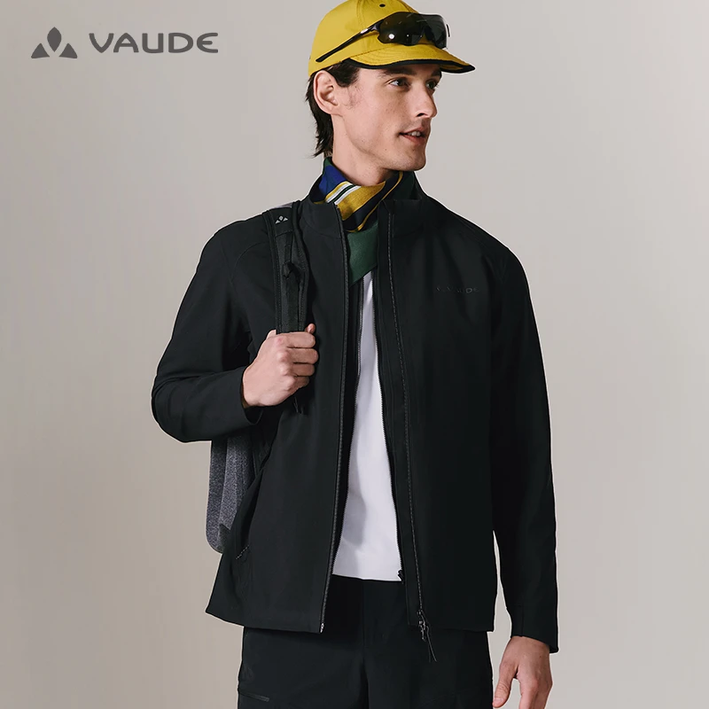 VAUDE男款立领P棉三合一软壳衣户外防泼水棉服外套VG2430122